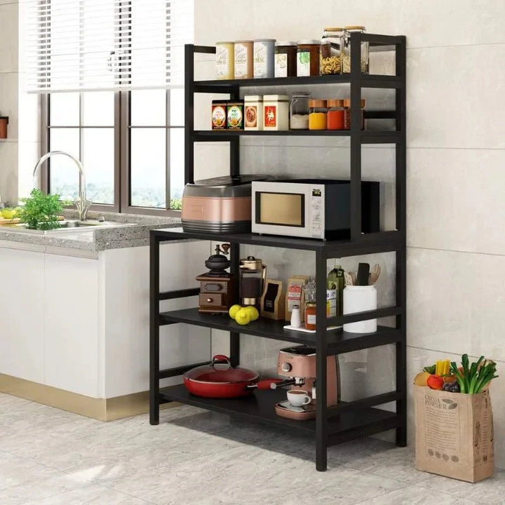 5 - Tier Industrial Kitchen Bakers Rack - Rain Bown Home