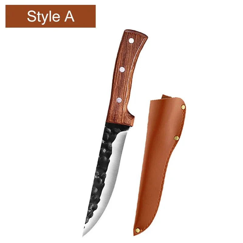 Professional Hand - Forged Boning Knife - Rain Bown Home