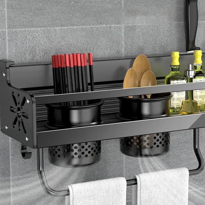 Wall - Mounted Kitchen Shelf Organizer - Rain Bown Home